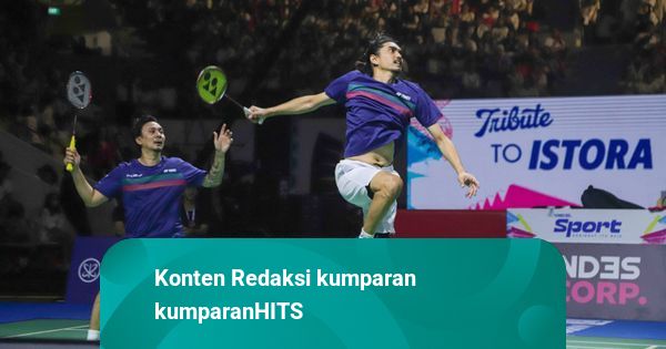 Foto: Vincent dan Duta Kalah dari Pasangan Malaysia di Tepok Bulu 2023