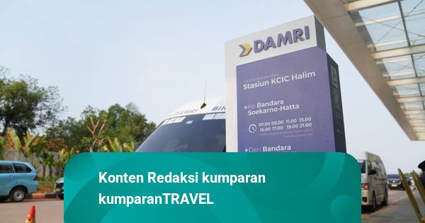 DAMRI Uji Coba Rute Stasiun Kereta Cepat Halim-Bandara Soetta, Diskon Tiket 50%