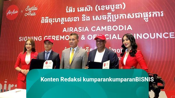 AirAsia Luncurkan Maskapai Penerbangan Baru Bertarif Murah di Kamboja