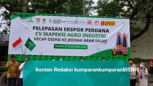 UMKM Binaan LPEI Lakukan Ekspor Perdana 22 Ton Kecap Manis ke Jeddah