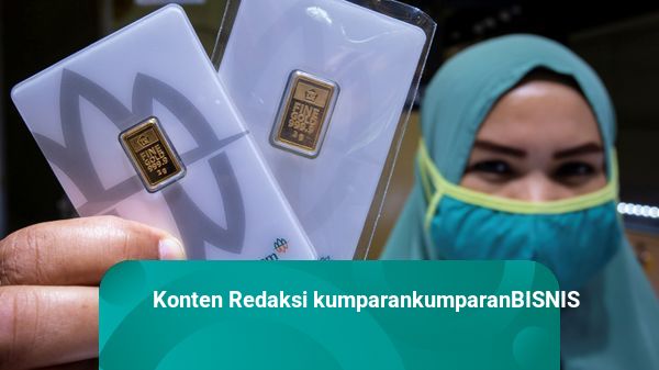 Harga Emas Antam Merosot Rp 15.000, Jadi Rp 984.000 per Gram