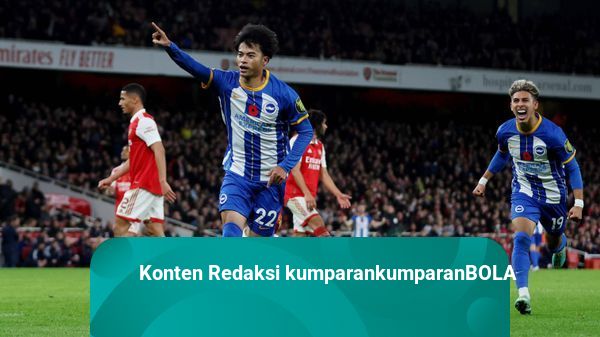 Foto: Arsenal Dipermalukan Brighton di Piala Liga Inggris