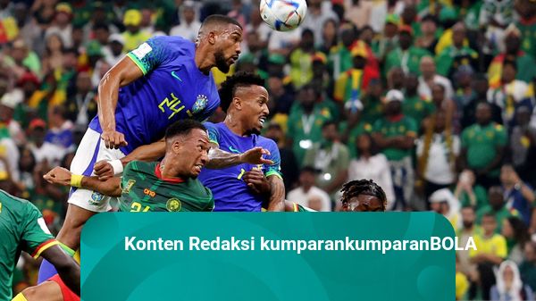 Hasil Piala Dunia: Kebobolan di Menit Akhir, Brasil Ditekuk Kamerun