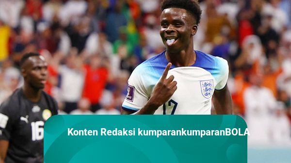 Bukayo Saka Tertawa Disamakan dengan Kylian Mbappe