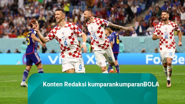 Foto: Drama Adu Penalti Jadi Penentu Kemenangan Kroasia atas Jepang