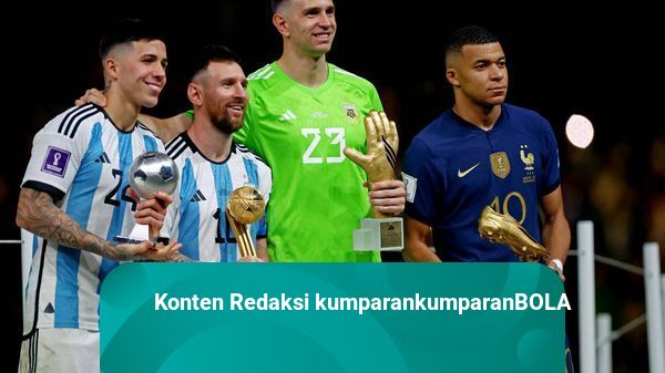 Daftar Penghargaan Piala Dunia 2022: Messi Pemain Terbaik, Mbappe Top Skor