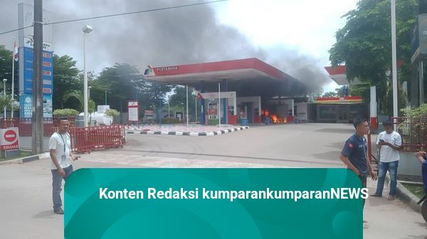 SPBU di Tenjo Bogor Terbakar, Diduga Api Berasal dari Angkot