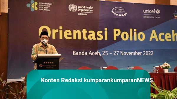Temuan Kasus Polio di Aceh Diduga Akibat Imunisasi Rutin Mengalami Penurunan