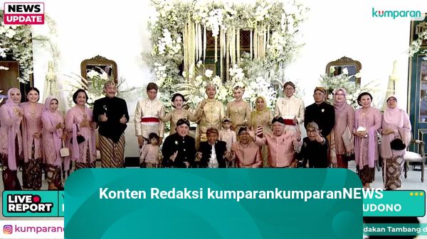 Lucunya Pak Bas Minta Ulang Sesi Foto Menteri Bersama Kaesang-Erina