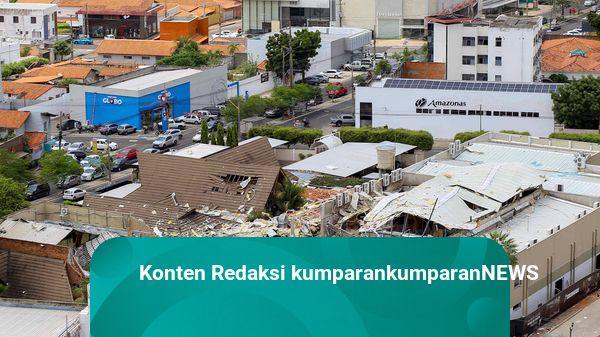 Foto: Kondisi Usai Ledakan yang Menghancurkan Dua Restoran di Brasil