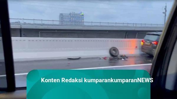 Kecelakaan di Jalan Layang MBZ, Lalin Arah Jakarta Macet