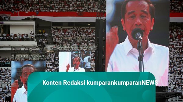 Jokowi Tiba di GBK, Bertemu Relawan Se-Indonesia