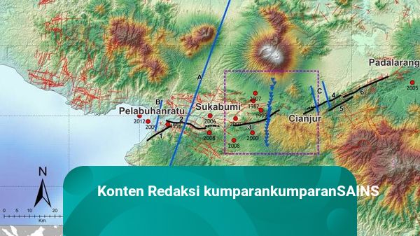 Sesar Cimandiri Penyebab Gempa 5,6 M Cianjur Lebih Aktif daripada Sesar Lembang