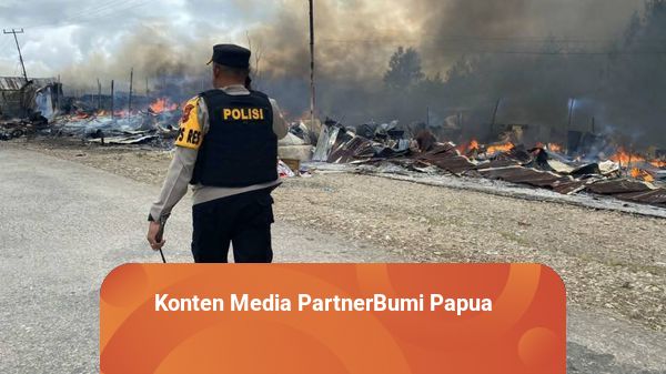 Pasar Waghete Deiyai Dibakar, 4 Orang Terluka