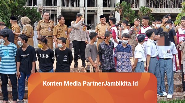 50 Anggota Geng Motor Dibina di SPN Polda Jambi Selama 2 Pekan