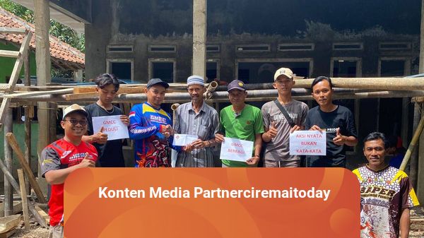Begini Cara Komunitas Motor Trail di Kuningan Bantu Pembangunan Madrasah