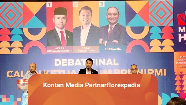 Bagas Adhadirgha Lugas pada Debat Perhelatan Pemilihan Ketum BPP HIPMI 2022-2025