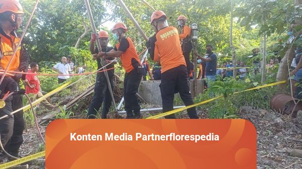Terjatuh dalam Sumur Sedalam 30 Meter, Pria di Kupang Diselamatkan Tim SAR