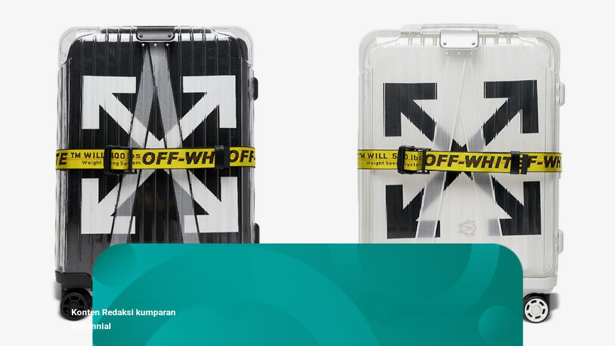 Koper Transparan Off-White x Rimowa 