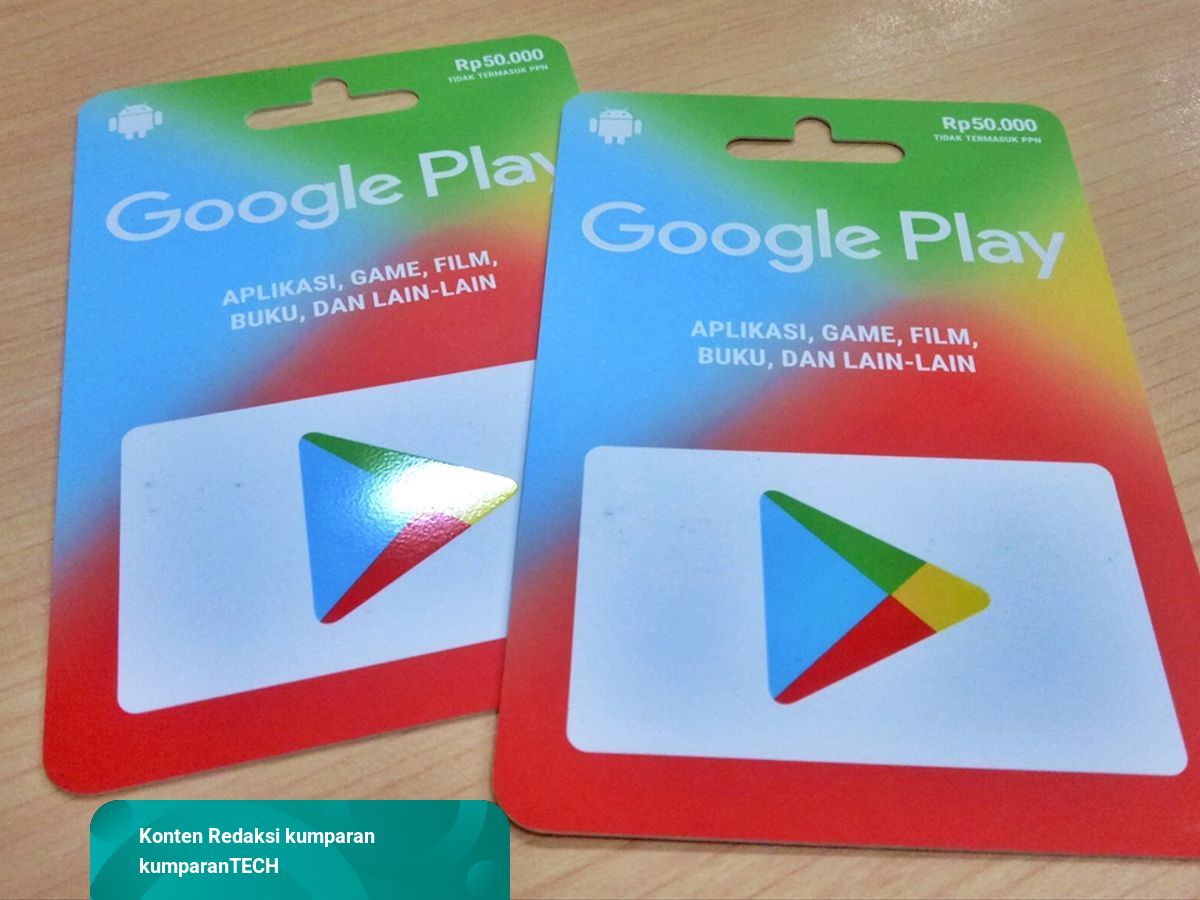 Kartu Google Play Kini Tersedia dalam Nilai Rp 50 Ribu dan Rp ...
