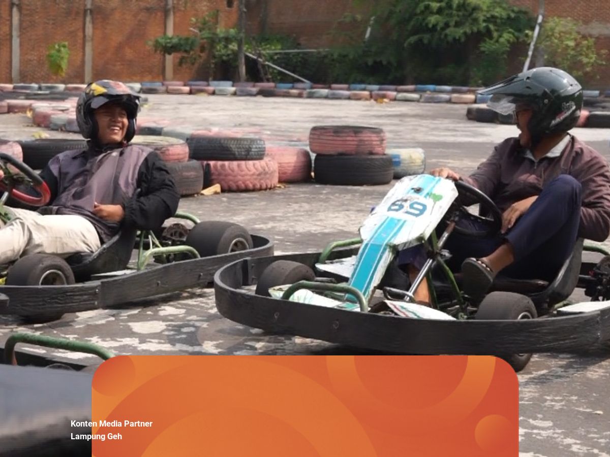 Pacu Adrenalin, Balapan Seru di Sirkuit Gokart Pertama di Lampung