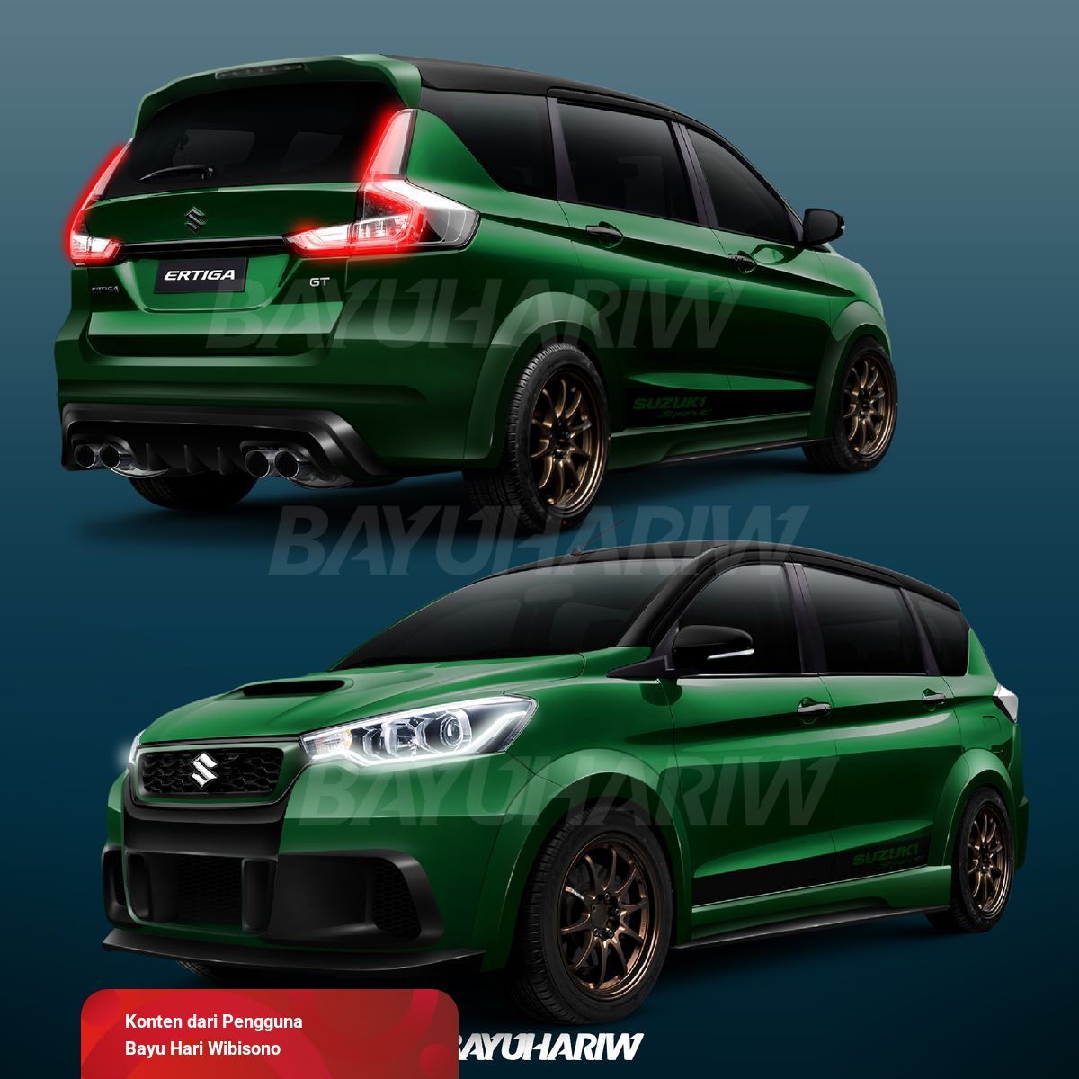 Contoh 77+ Modifikasi Warna Mobil Ertiga Paling Terbaru