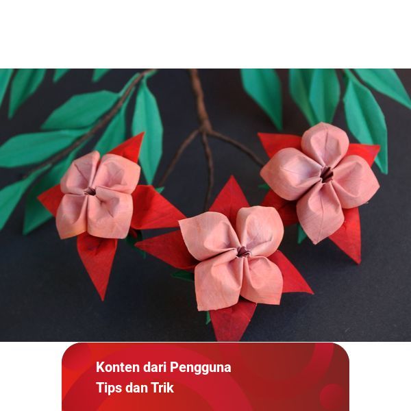 Bunga Kertas Origami