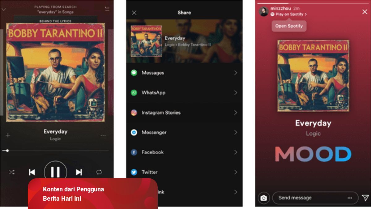 Cara Share Lagu Spotify ke Instagram Stories | kumparan.com
