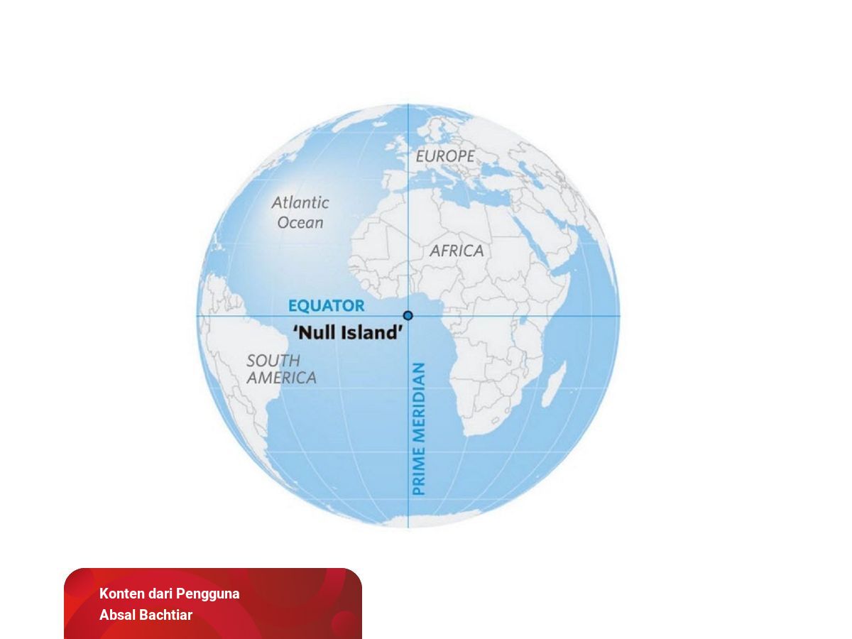Pulau Null, Tempat Fiksi dalam Peta Digital | kumparan.com