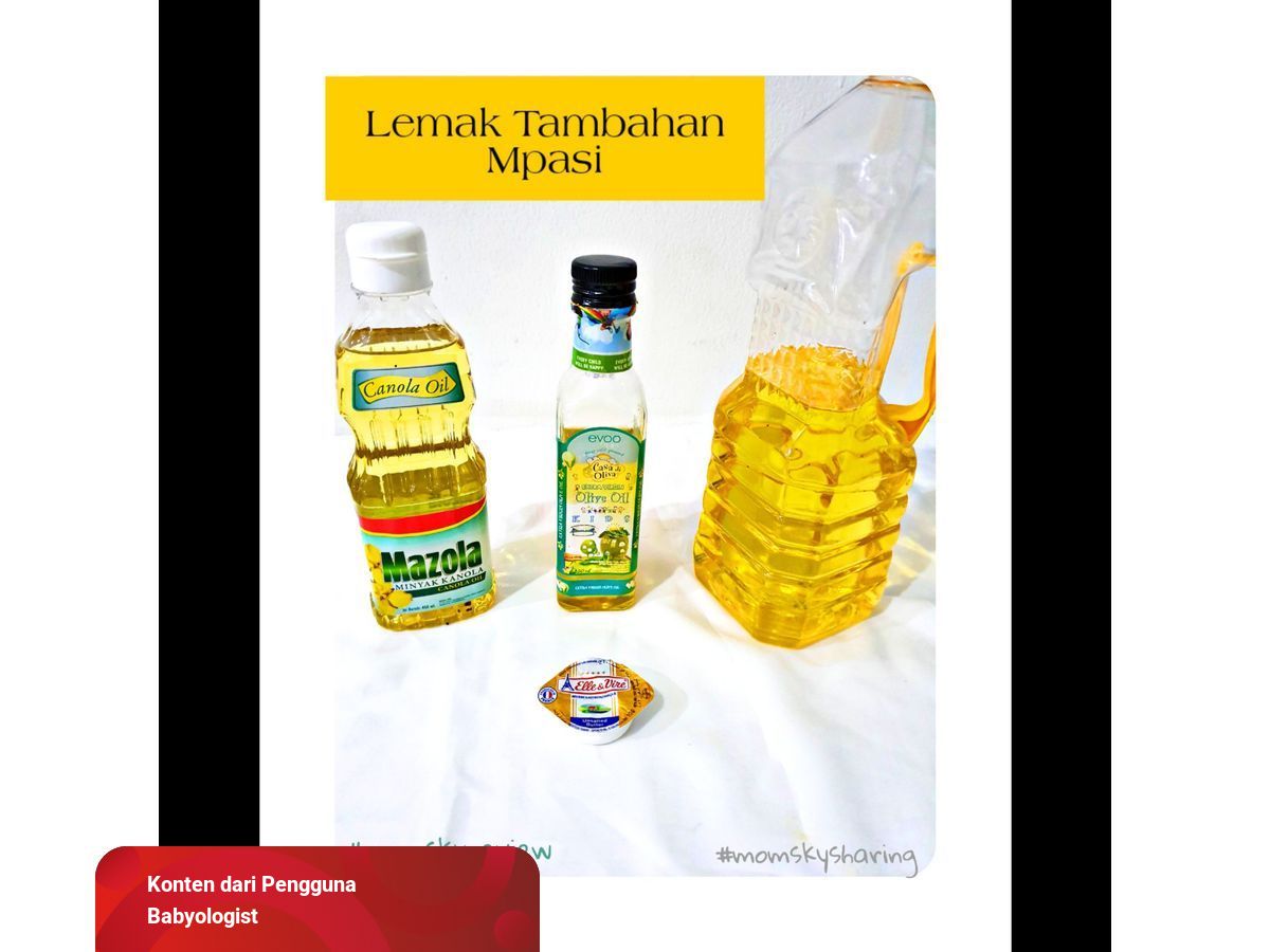 Berbagai Macam Lemak Tambahan Untuk Mpasi Kumparan Com
