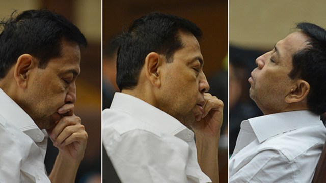 Setya Novanto Diperiksa KPK Wajah Pucat Saat Keluar Ruangan