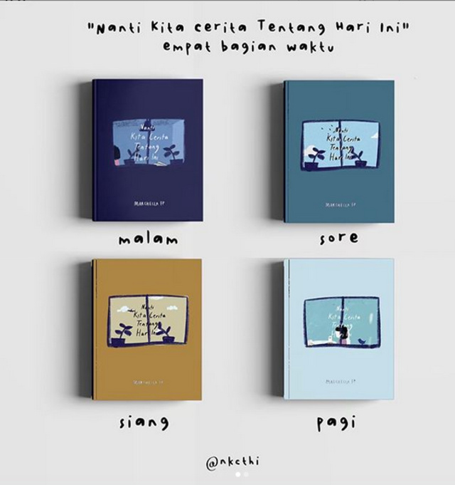 Marcella FP sedang membacakan karya "Maaf Aku Lahir Ke Bumi" di acara peluncuran