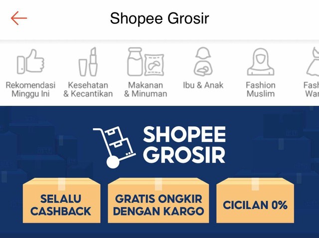 Bisnis Shopee tanpa modal cara mencari supplier grosir di Shopee