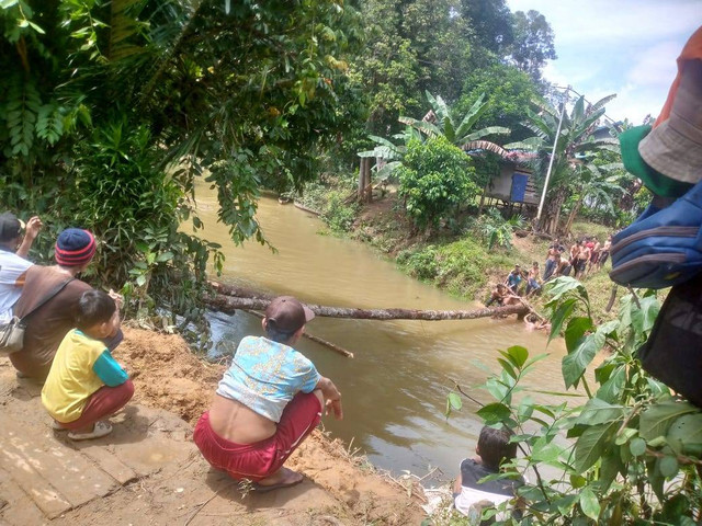 Pemimpin daerah meninjau lokasi jembatan putus di Sintang