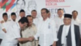 Presiden Jokowi mengumumkan nama Ketua Tim Kampanye Nasional Erick Thohir