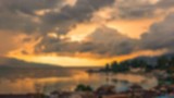 Senja di Danau Toba