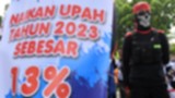 Buruh Jakarta Tuntut UMP Naik