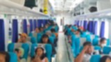 Ilustrasi penumpang kereta api