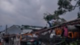 Dampak tornado di Kabupaten Bandung