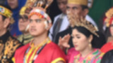 HUT ke-79 RI - Kaesang dan Istri 