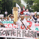 Demo Pedagang Pulsa