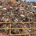 Gunungan Sampah Pasar Kramat Jati