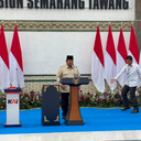 Prabowo Resmikan Renovasi Stasiun Tawang