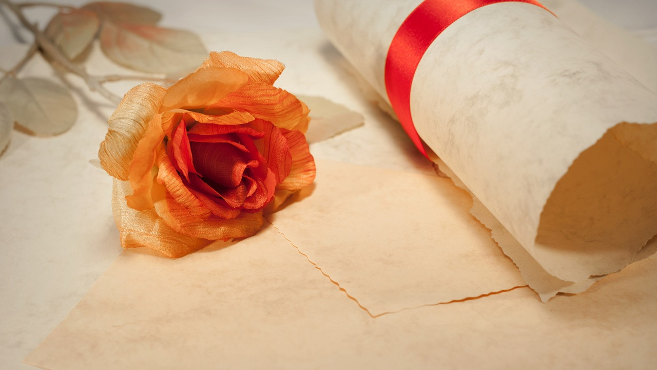 Ilustrasi surat cinta