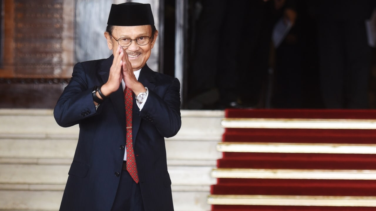 BJ Habibie di Sidang Tahunan MPR