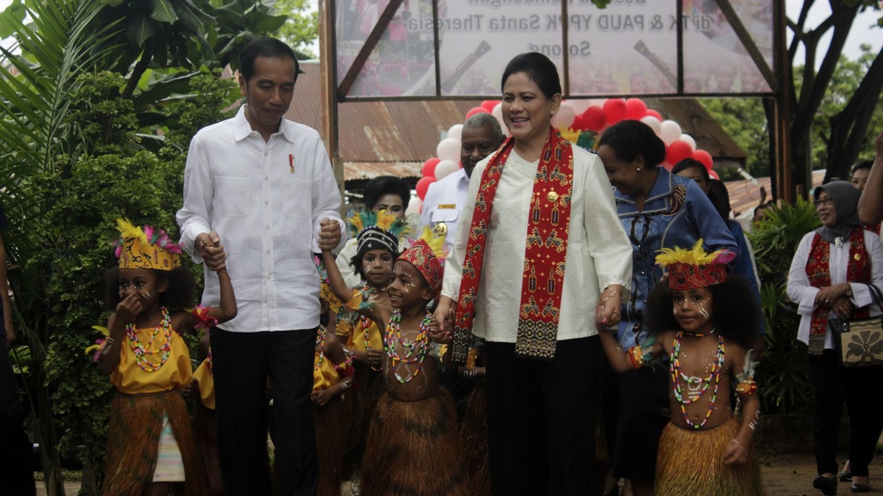 Presiden Jokowi di Papua