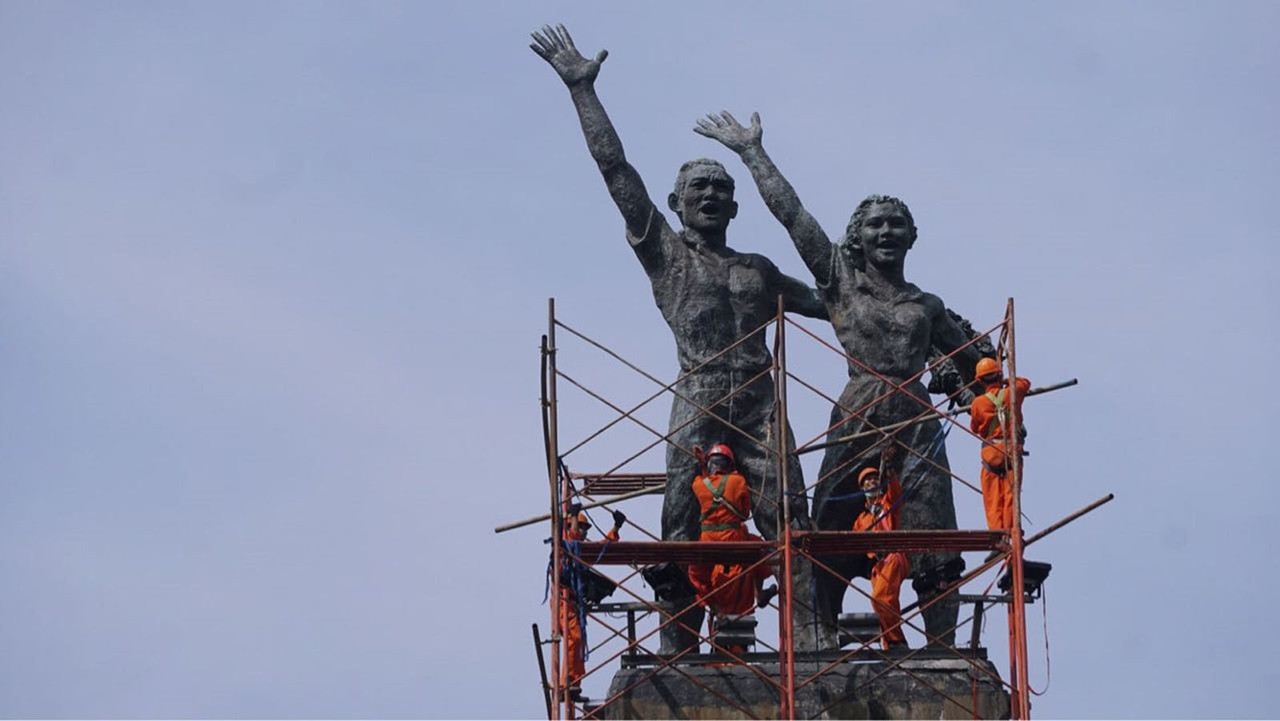 Perawatan, Patung Selamat Datang, Asian Games
