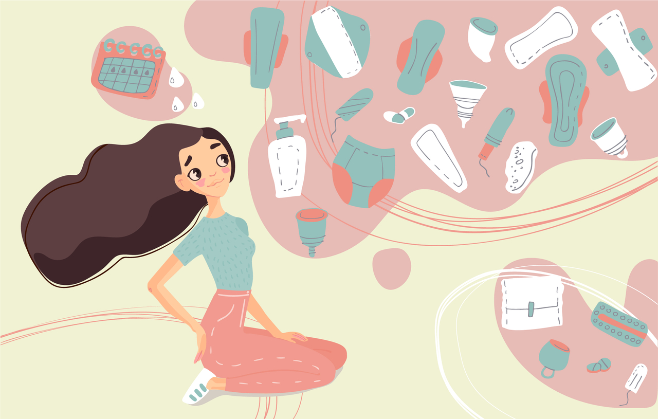 Ilustrasi Menstruasi