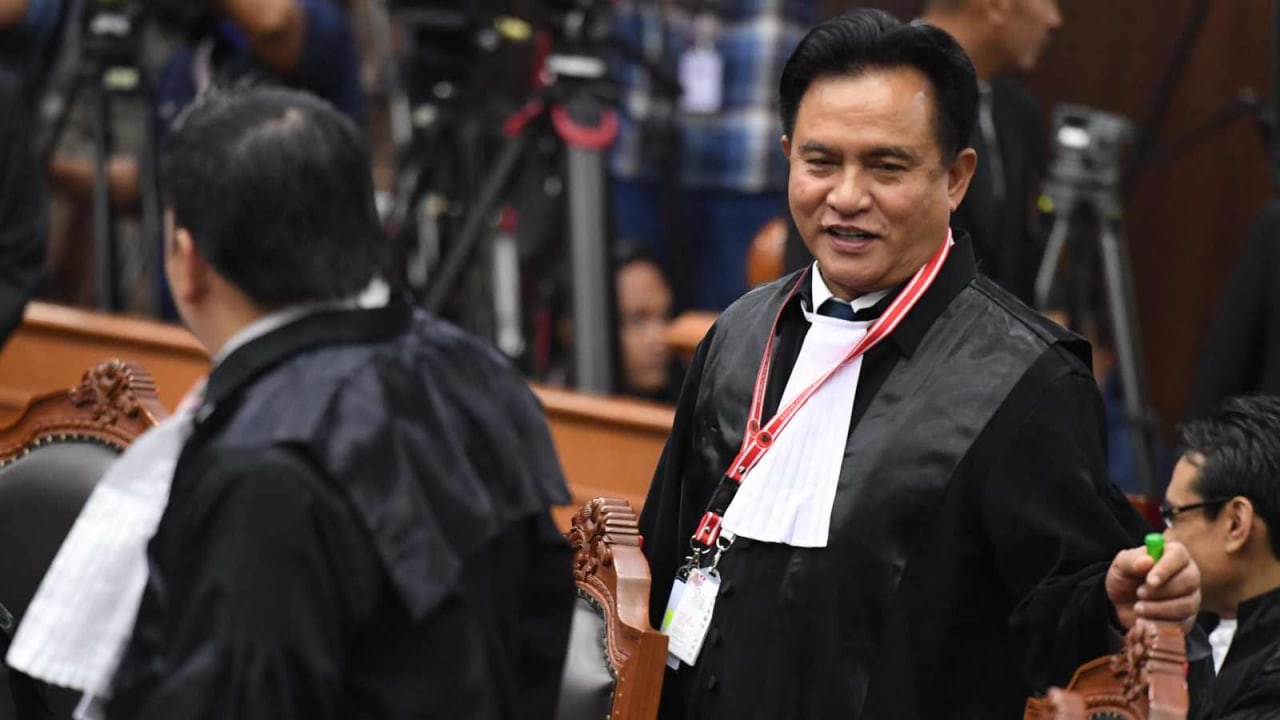 Mahkamah Konstitusi, Sidang Kedua MK, Ketua tim kuasa hukum TKN Yusril Ihza Mahendra