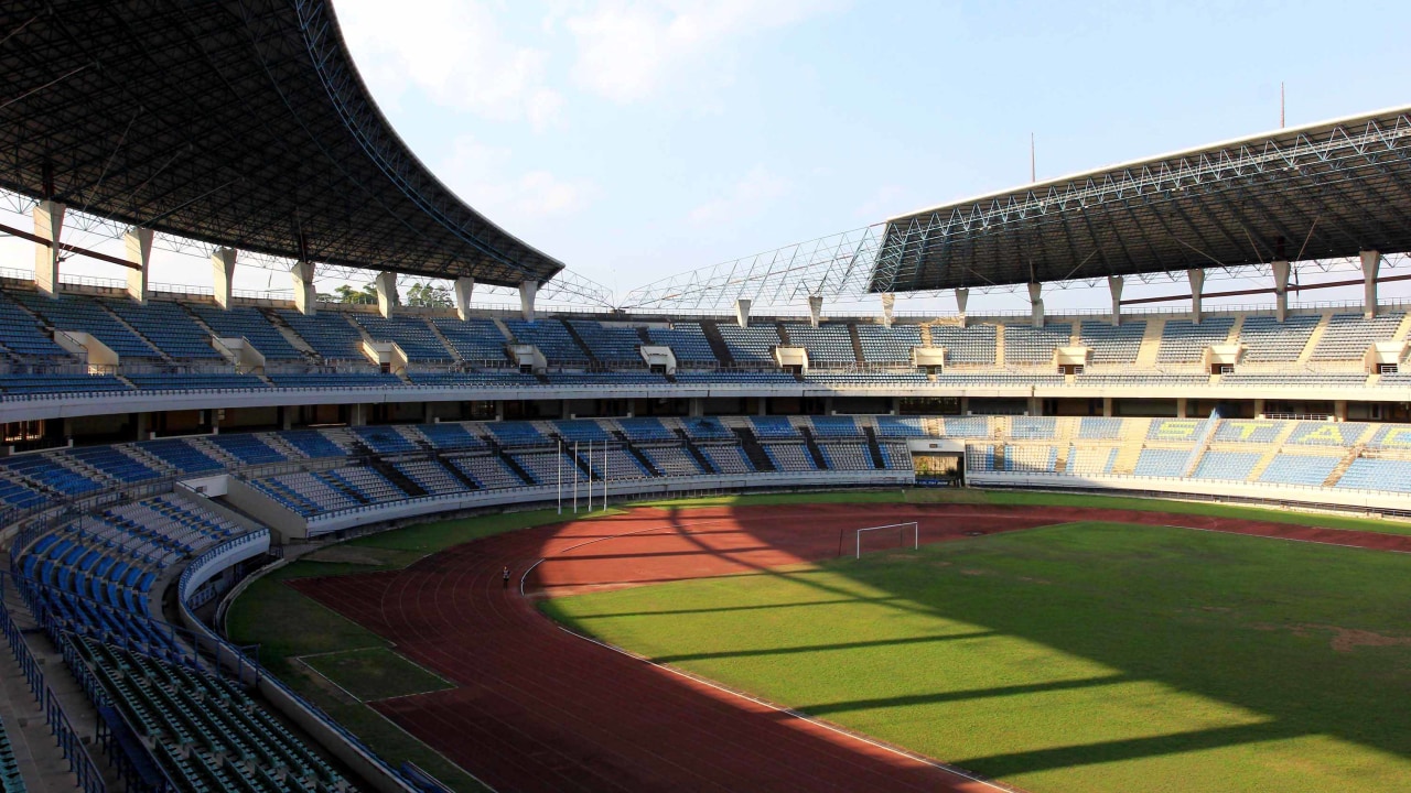 Stadion Utama Palaran, Samarinda, Kalimantan Timur.